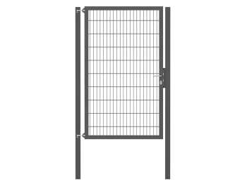 Doppelstabmatten-Einzeltor-Flexo, 8/6/8, anthrazit, Breite 125 x Höhe 200cm