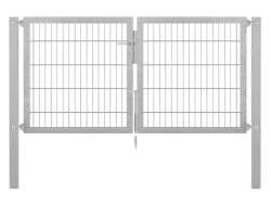 Doppelstabmatten-Doppeltor-Flexo, 8/6/8, feuerverzinkt, Breite 200 x H&ouml;he 100cm