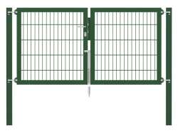 Doppelstabmatten-Doppeltor-Flexo, 8/6/8, gr&uuml;n, Breite 200 x H&ouml;he 100cm