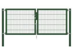 Doppelstabmatten-Doppeltor-Flexo, 8/6/8, gr&uuml;n, Breite 250 x H&ouml;he 100cm