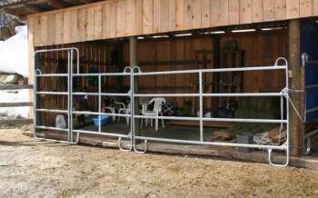 Weidepanel -Höhe 120cm, Breite 400cm, 4 Quertraversen-