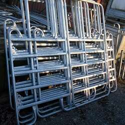 Weidepanel inkl. Tür -Höhe 140cm, Breite 300cm, 3 Quertraversen-