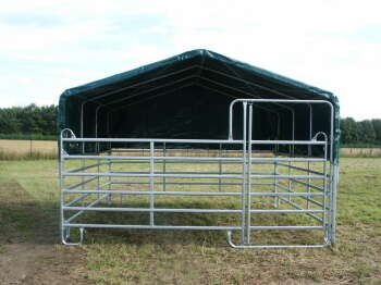 Überdachung mit Plane ohne Panels 3m x 3m