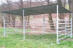 Unterstand inkl. Trapezblecheindeckung 6m x 3m (inkl....