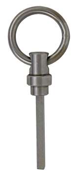 Klappringstecker aus Edelstahl, für Growi® Stalltüren