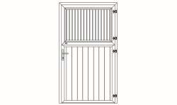 Growi&reg; Stallt&uuml;r 2-teilig, mit Drehfenster, 1300...
