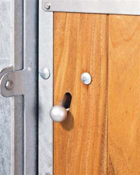 Growi® Stalltür 2-teilig, mit Drehfenster, 1200 mm B x 2215 mm H