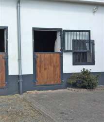 Growi® Stalltür 2-teilig, mit Drehfenster, 1200 mm B x 2215 mm H
