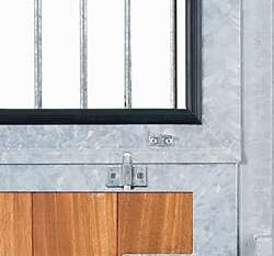 Growi® Stalltür 2-teilig, mit Drehfenster, 1200 mm B x 2215 mm H