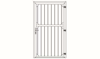 Growi® Stalltür 1-teilig, 1200 B x 2200 H mm