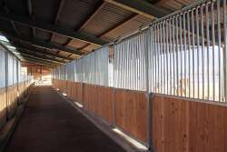 Frontwand Dorino mit Schiebetür, Höhe: 230 cm, Breite: bis 400 cm
