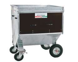 Growi® Großraumkuli für Hoflader, Tiefe 130 cm ohne Aufnahme