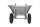 Growi® Großmuldenkarre 200 Liter, mit 2-Rad-Achse