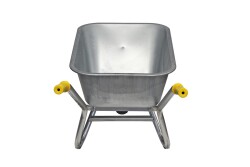 Growi® Compactkarre 100 Liter, mit verzinkter Stahl-Mulde