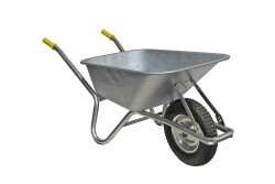 Growi® Compactkarre 100 Liter, mit verzinkter Stahl-Mulde