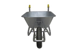 Growi® Compactkarre 100 Liter, mit verzinkter Stahl-Mulde
