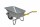 Growi® Compactkarre 100 Liter, mit verzinkter Stahl-Mulde