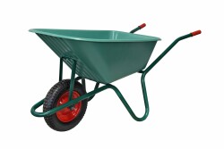 Growi® Compactkarre 100 Liter, mit Kunststoff-Mulde, Farbe:  grün