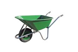 Growi® Compactkarre 100 Liter, mit Kunststoff-Mulde, Farbe:  grün
