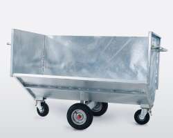 Growi® Großraumkuli 240 B; 105 T cm, inkl. Griffe für Schlepper mit Frontlader
