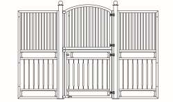 Frontwand Belamie Exklusiv, Höhe: 230/250 cm, Breite: bis 350 cm