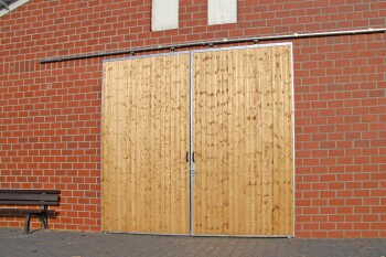 Growi® Stallschiebetor zweiflügelig, 3000 mm B x 4000 mm H