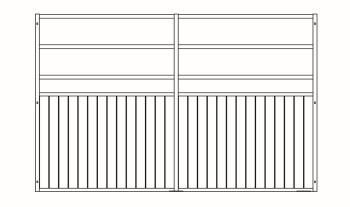 Trennwand Kagura, Höhe: 230 cm, Breite: bis 250 cm