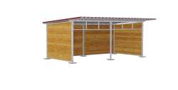 Weidehütte 7000 x 3500 mm, bestehend aus: