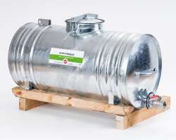 Wasserfaß 400 Liter, mit Holzkufen