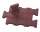 Regupol Verbundpflaster, 43 mm, m², Farben: rot oder schwarz, 200 x 160 mm