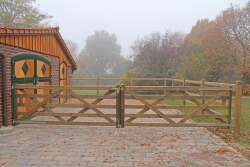 Holz Weidetor Sussex, 120 cm H x 100 cm B