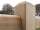 Zaunsystem Kent, Zwischenpfosten, 120 x 120 mm, 2250 mm lang