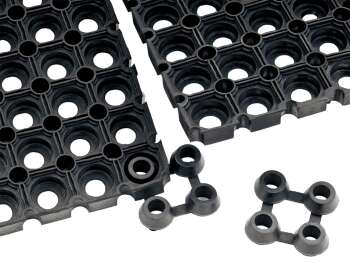 Growi® Ringloch-Gummimatte, Abmessung 1500x1000x23 mm