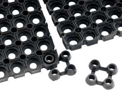 Growi&reg; Ringloch-Gummimatte, Abmessung 1500x1000x23 mm