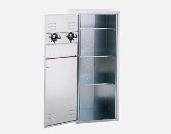 Growi® Universalschrank 150x60x60cm, mit Zylinderschloss inkl. 2 Schlüssel
