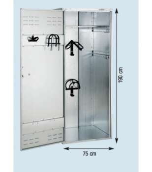 Growi® Sattel- & Geschirrschrank 190 x 90 x 75 cm, mit Profischloss inkl. 2 Schlüssel