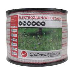 Growi&reg;Passero Breitband 40mm, 200m Rolle, 10 Edelstahlleiter 0,20mm + 4 Kupferleiter 0,30mm