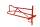 Western-Sattelhalter, Metall, Farbe: rot