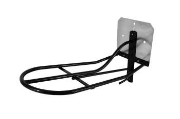 Sattelhalter für Growi®-Sattelschrank, mit Platte; Farbe: schwarz