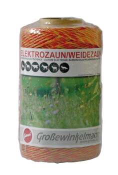Growi® VarioLine Litze 250 m-Rolle, 2 mm stark, 3 Edelstahlleiter