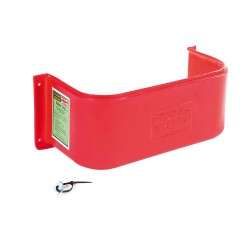 Growi&reg; Boxen-Box aus Kunststoff, ca. 410 B x 160 H x 190 T mm, Farbe: rot
