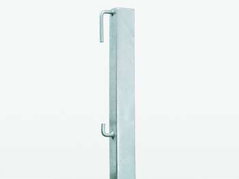 Quadratrohrpfosten 80 x 80 x 3500 mm, zum Anschrauben der Pferdedusche