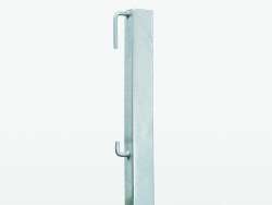 Quadratrohrpfosten 80 x 80 x 3500 mm, zum Anschrauben der...