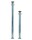 Growi® Anbindepfosten 130 cm Länge, mit Bodenplatte, Rundrohr 102 mm