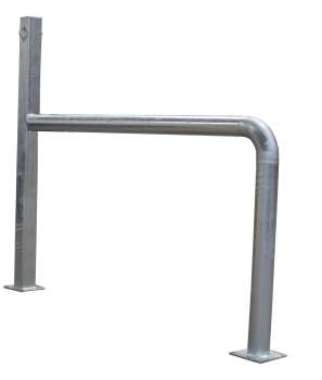 Growi® Anbindepfosten inkl. Bügel, feuerverzinkt, 170/110 H x 150 B cm