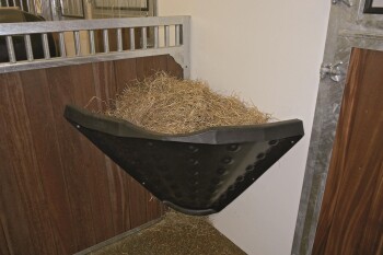Heutrog aus HDPE Kunststoff, für Pferde, ca. 95 cm hoch, 102 cm breit