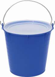 Futtereimer 7 Liter, ohne Deckel , lebensmittelecht, 320 mm Ø, 250 mm H, Farbe: grün und schwarz