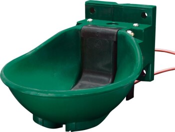 Lister Tränkebecken SB22H / 230 Volt 66 W, mit Rohrventil u. Rohrbegleitheizung, Farbe: grün