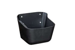 Growi&reg; Profi-Futtertrog mit Auslaufstopfen, 40B x 30T x 22/33H cm, Kunststoff