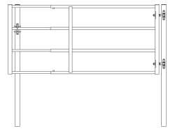 Growi&reg; Weidetor verstellbar FN , Comfort-Line 105 -...